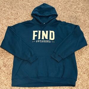 Gildan Hoodie in EUC ‘Find Outdoors’ Men’s Size Lg